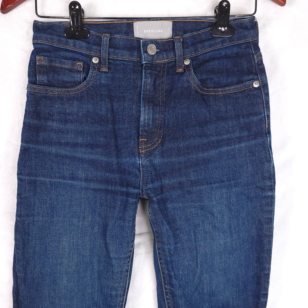 Everlane Ankle Jeans 27 Dark Blue - Picture 2 of 10